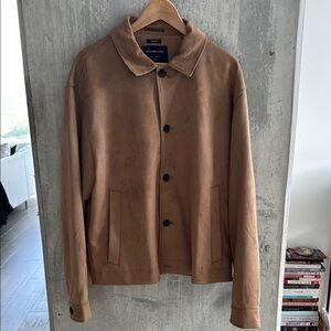 Abercrombie & Fitch Tan Shirt Jacket